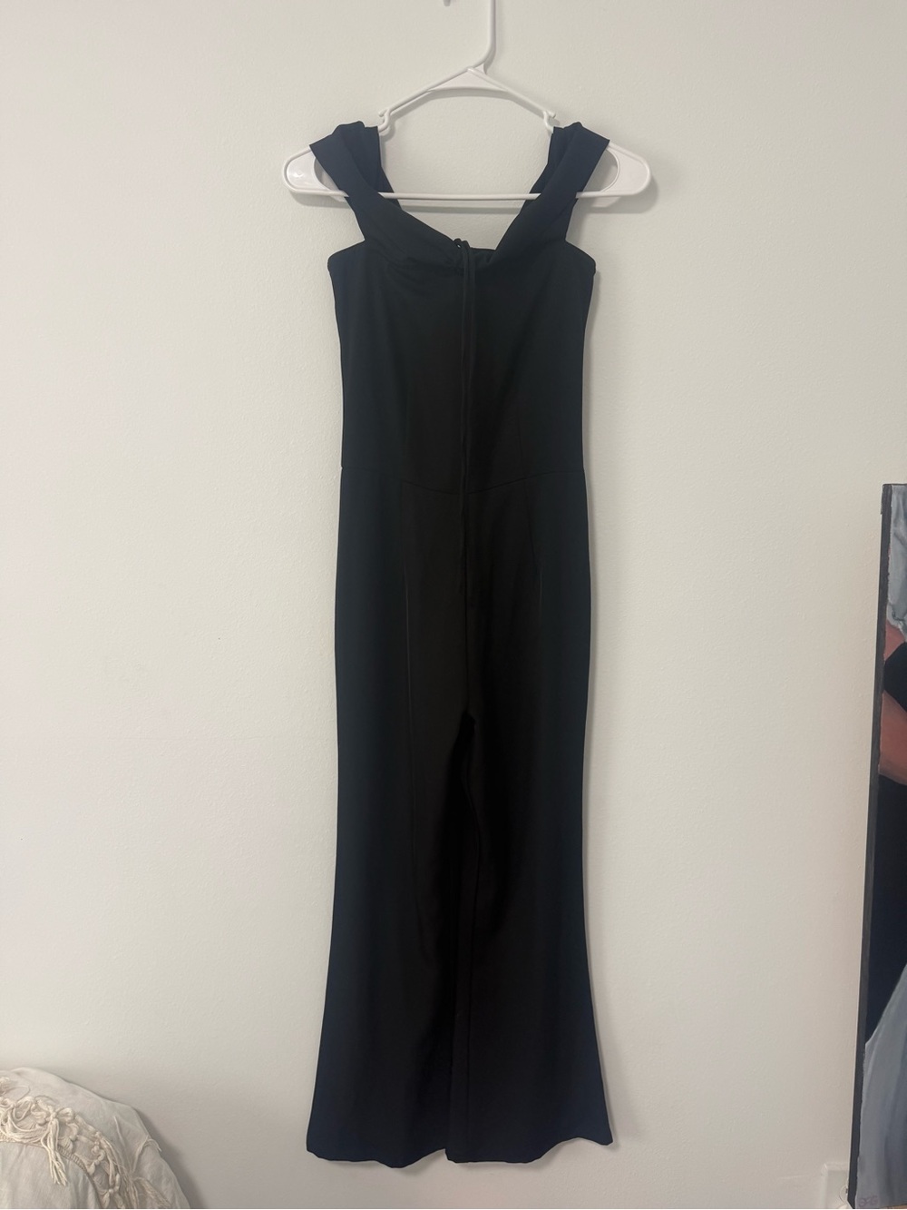 Women's Black Wide-Leg Jumpsuit